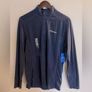 COLUMBIA SPORTSWEAR Men's Navy Blue Pine Ridge Half Zip Jacket Size S NEW